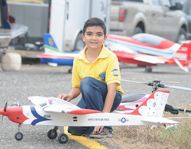 Giancarlo, un pequeño e intrépido piloto