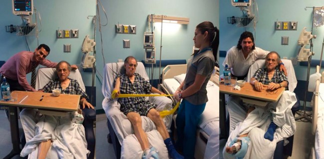 Chelato Uclés inicia terapias de recuperación en Costa Rica