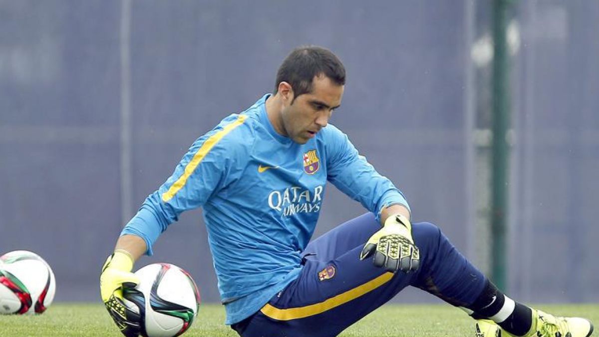 Barcelona tendrá de baja a Claudio Bravo