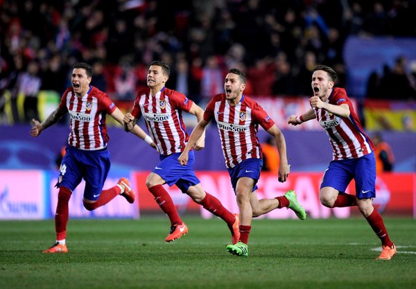 Juanfran pone al Atlético de Madrid en cuartos de final de la Champions League