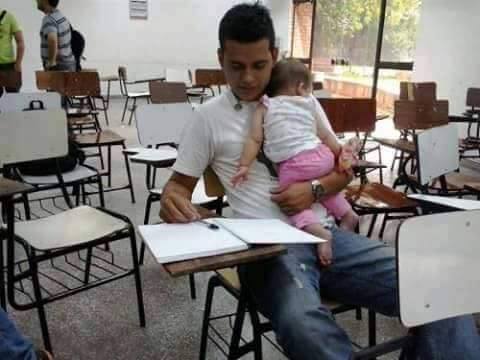Alejandro, un «súper papá» hondureño