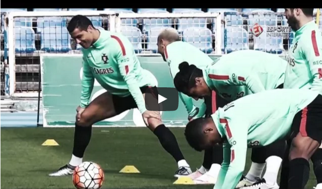 Vídeo: Cristiano Ronaldo y su baile que llama mucha la atención
