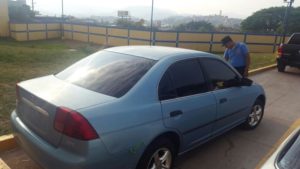 Auto con reporte de robo en Tegucigalpa