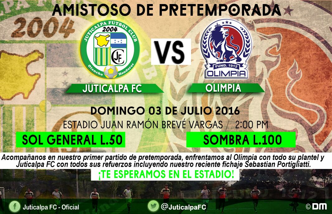 Juticalpa anuncia fogueo ante Olimpia