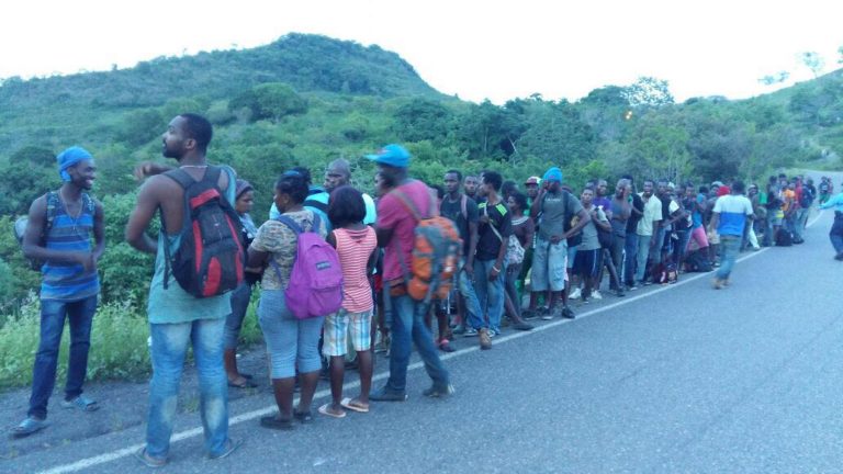 Cerca de 100 migrantes africanos fueron detenidos en la frontera con Nicaragua