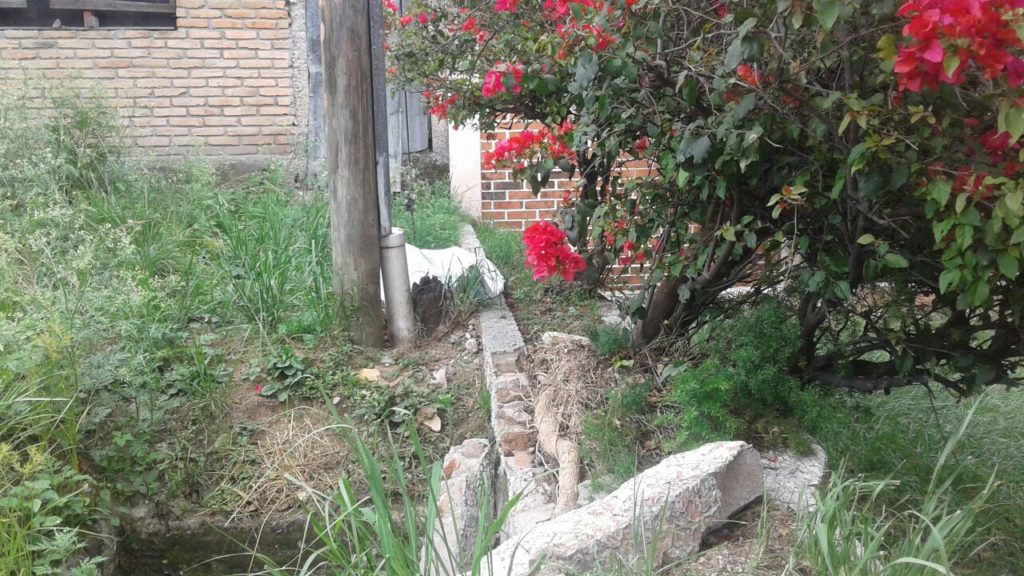 Lugar donde fue encontrada la menor.