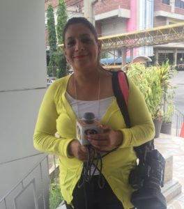 hoy también es reconocida reportera