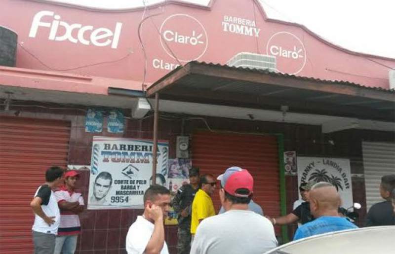 Barbería donde se dio el ataque.