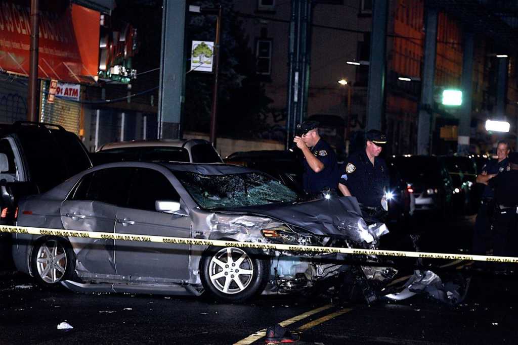Lugar del accidente en Estados Unidos.