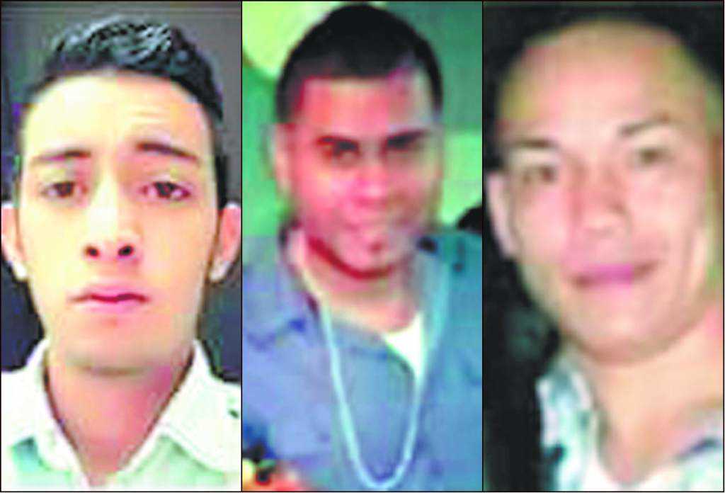 Fotos de las víctimas en vida.
