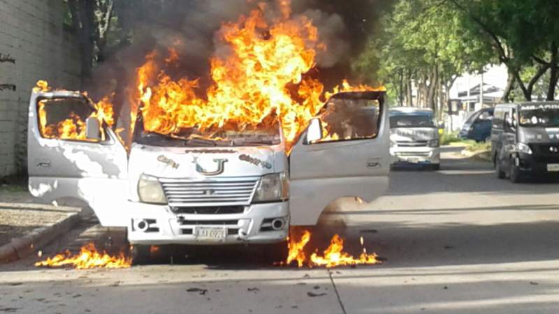 Así se consumía el autobús en SPS.