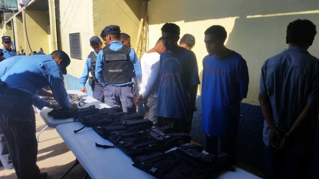 Siete presuntos pandilleros detenidos