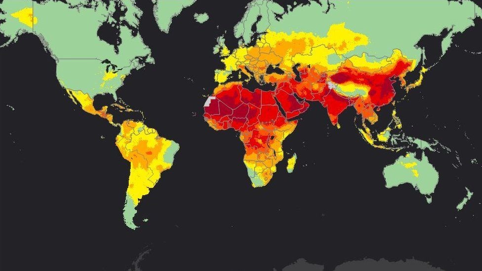Mapa de OMS muestra la contaminación