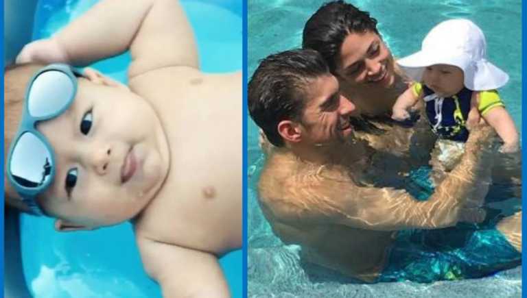 Tras los pasos de su padre: el hijo de Michael Phelps se inició en la natación