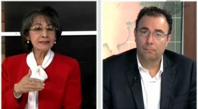 Maribel Espinoza y Luis Zelaya