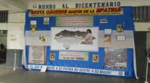 El mural era mural alusivo a la líder indígena, Berta Cáceres.
