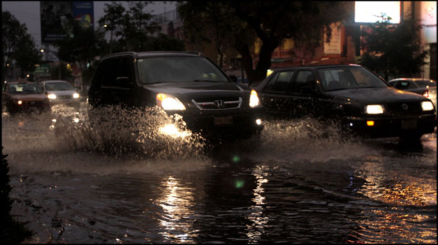 inundaciones y un ahogado en Tegucigalpa