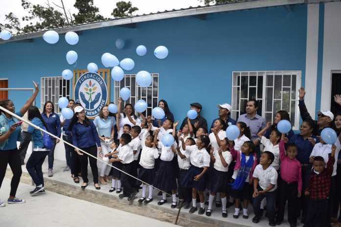 Fundación Chito y Nena Kafie inauguró comedor infantil en Ojojona