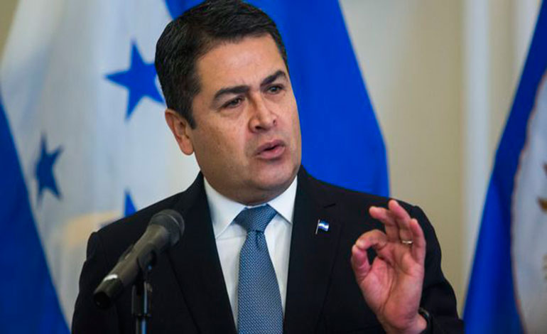 Presidente de Honduras, Juan Orlando Hernández. 