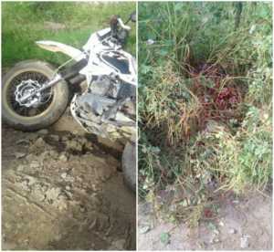 El infortunado hombre iba acompañado de un amigo en su motocicleta.