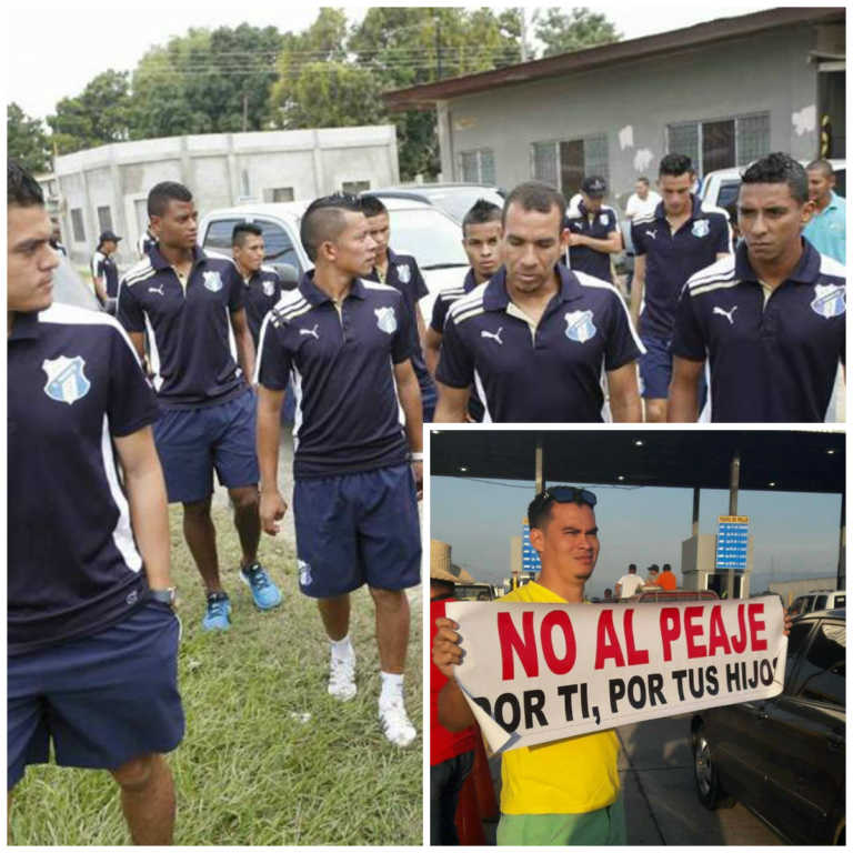 Jugadores Honduras Progreso: «No estamos a favor del cobro de peaje»