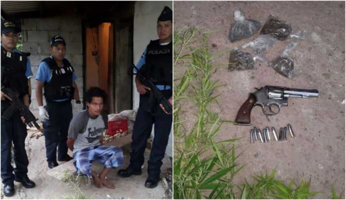 detenido con marihuana en Comayagua