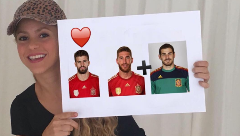 Adivina con Shakira este acertijo ¿Qué hacen juntos Piqué, Ramos y Casillas?