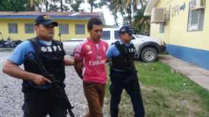 Detenido en la zona norte de Honduras. 