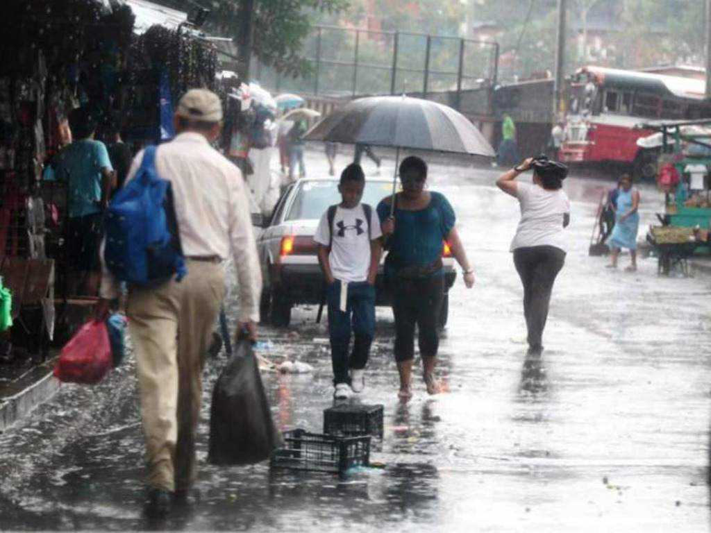 Lluvias en Honduras. 