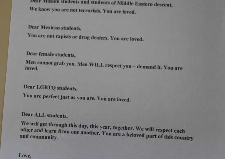 carta de maestra