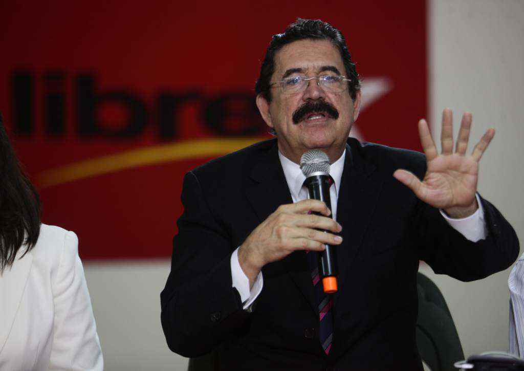 Manuel Zelaya Rosales, coordinador de LIBRE.