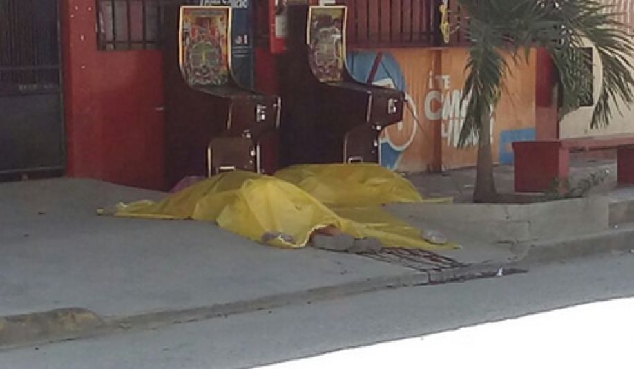 Cuerpos del vendedor y taxista en El Progreso