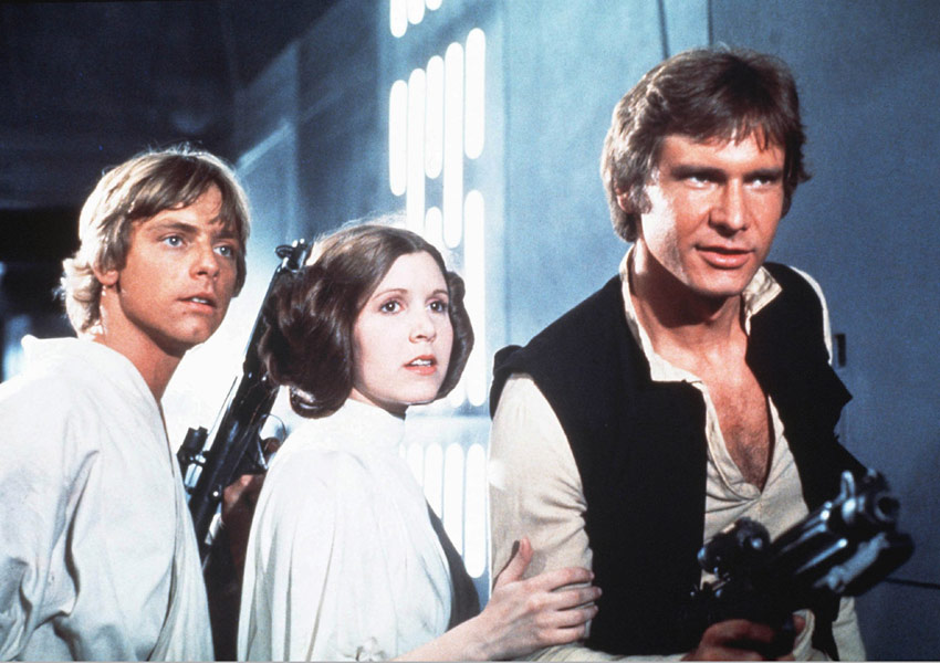 La actriz Carrie Fisher dio vida al personaje de la Princesa Leia en Star Wars.