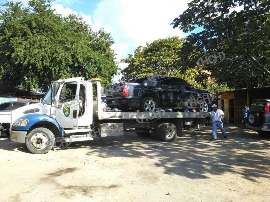 Carro encontrado en Guamilito.