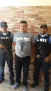 También por tener orden de captura pendiente fue detenido Marvin Javier Fonseca Martínez.