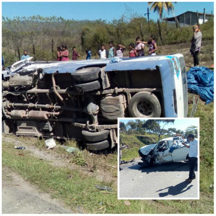 accidente en Yoro