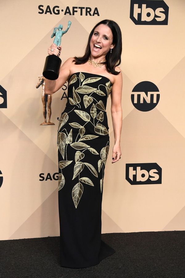 Julia Louis-Dreyfus, sofisticada y chic en los premios SAG Awards 2017