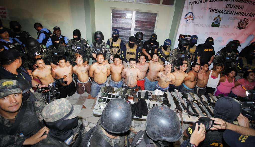 Presuntos pandilleros que cayeron en caso de Igor Padilla