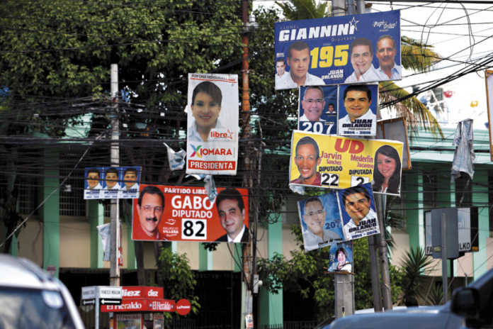 políticos en Honduras