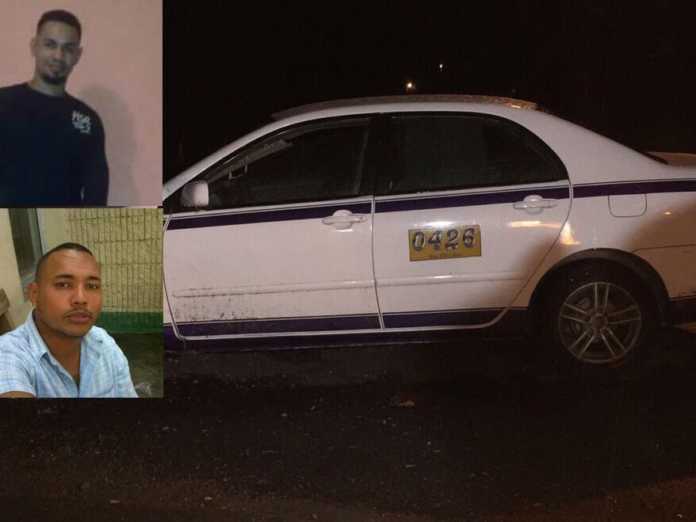 muertos dentro de taxi en La Ceiba