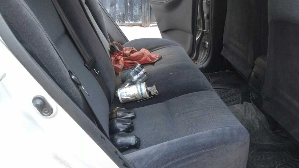 Se coordino con el Escuadrón AntiBomba para ejecutar el procedimiento respectivo referente a las granadas.