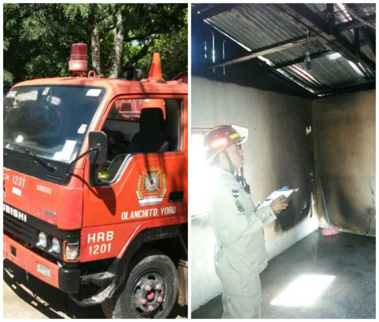 incendio en Olanchito