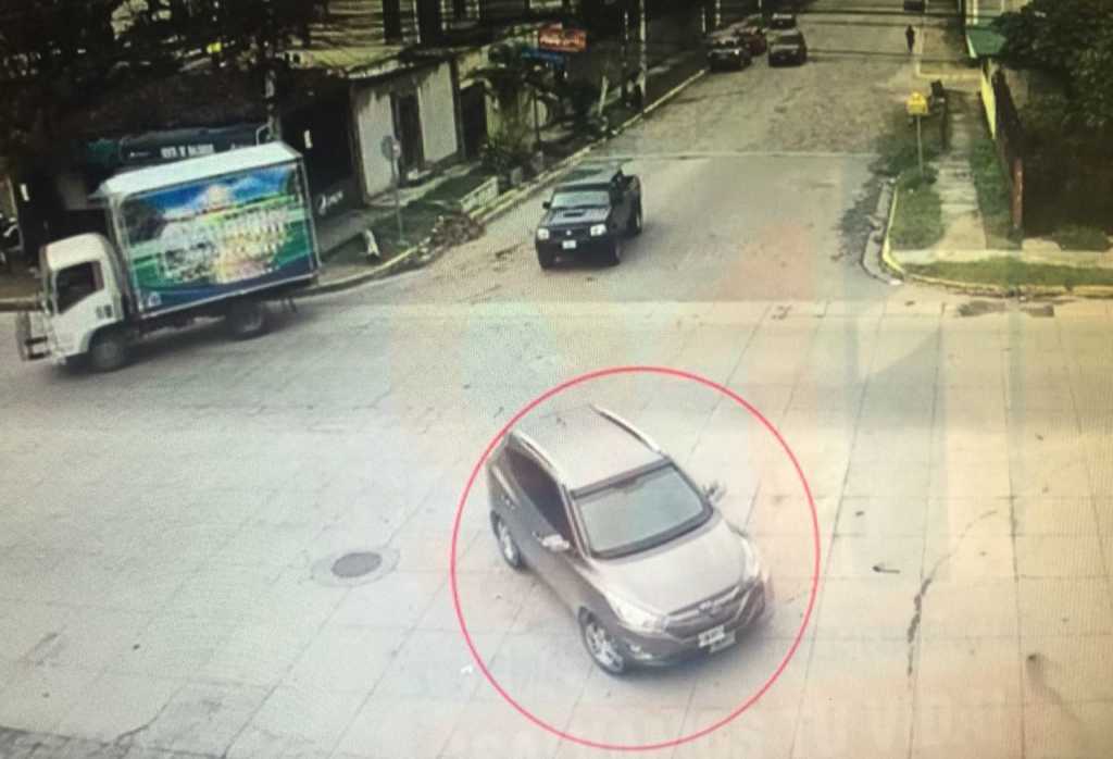 Carro ubicado y que pertenece al aprehendido