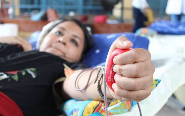 sangre en el Hospital Escuela