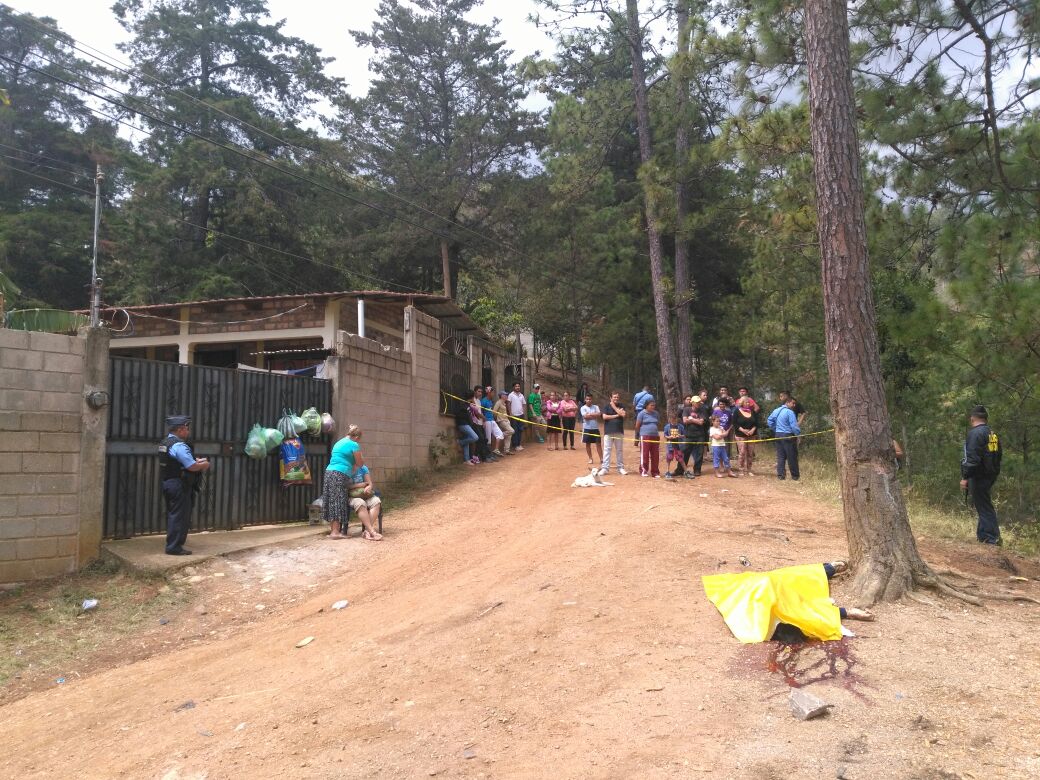 muerto en Valle de Ángeles