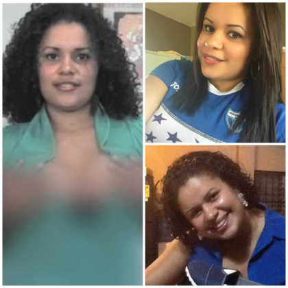 Comparación de una de las fotos que circulan y otras dos de Facebook