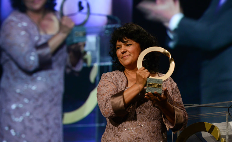 Premio Goldman al Medio Ambiente fue el Nobel Verde para Berta Cáceres