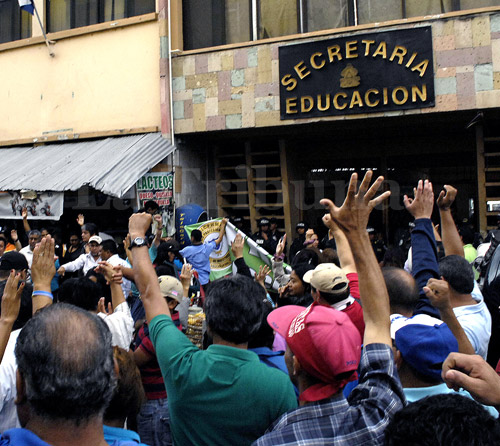 Docentes de Honduras (Imagen de archivo)