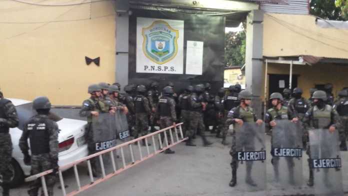 operativo en Centro Penal de SPS