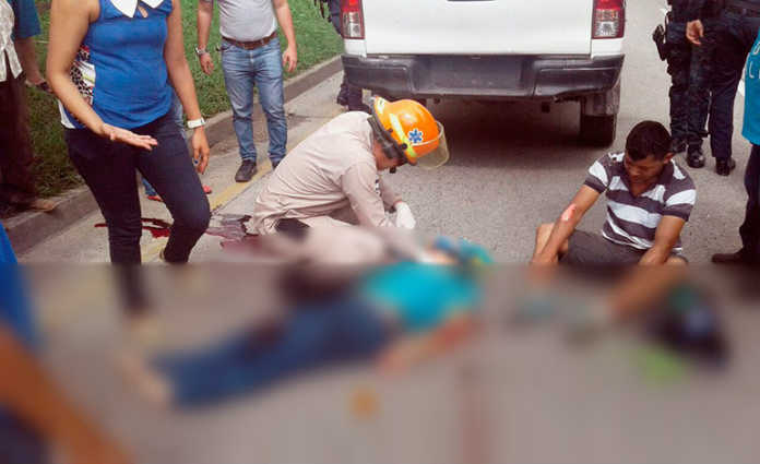 Madre e hija fallecidas en Choloma